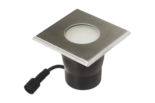 Easy Connect Buitenlamp Vierkant In Hout Roestvrij