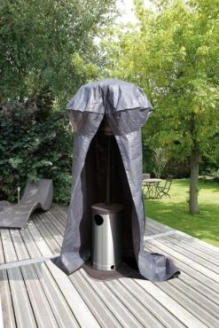 Nature Beschermhoes Terrasverwarmer Grijs H250xØ128/62cm