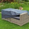 Nature Beschermhoes 2-zits Loungebank Grijs H60x170x90cm