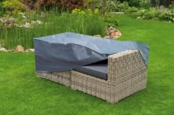 Nature Beschermhoes 2-zits Loungebank Grijs H60x170x90cm