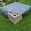 Nature Beschermhoes Loungeset Grijs H70x250x250cm