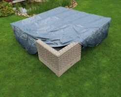 Nature Beschermhoes Loungeset Grijs H70x325x205cm