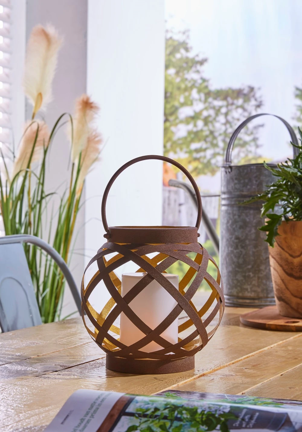 Luxform Solar Tafel Lantaarn Swing - Afbeelding 2