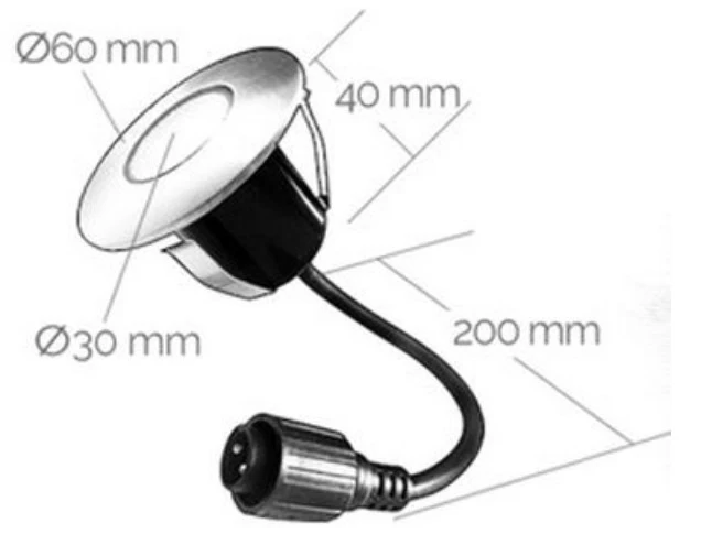 Easy Connect Led Grond Spot Blauw 3 Stuks - Afbeelding 3