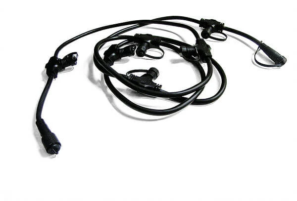 Easy Connect Kabelverbinder Ring Met 6x Output 2,5 Meter