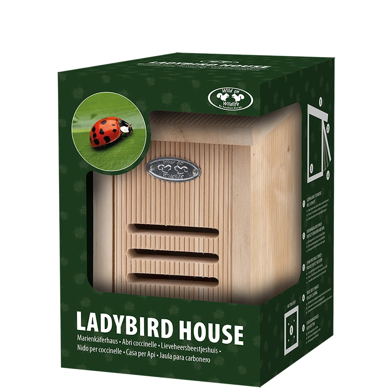 Esschert Insectenhotel Lieveheersbeestjes Kast In Cadeaudoos - Afbeelding 10