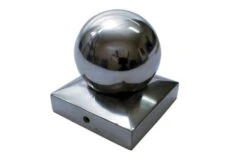 Waelbers Paalornament Met Kogel Aluminium 71 X 71 Mm