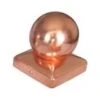 Waelbers Paalornament Met Kogel Koper 71 X 71 Mm