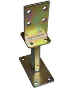 Waelbers Verstelbare T-Pergoladrager Geel Verzinkt 135/215 Mm